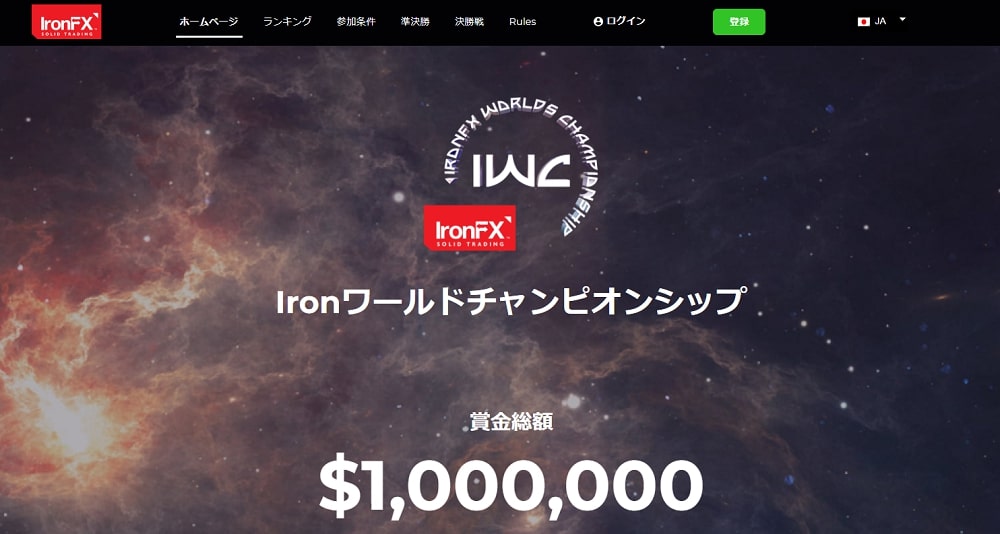 IronFX（アイアンFX）のワールド・チャンピオンシップ